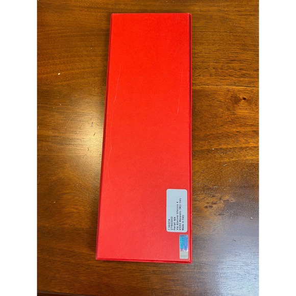 Ferrari 100% Silk Necktie Red All Over Logo Print Made in Italy w Box - Picture 8 of 8